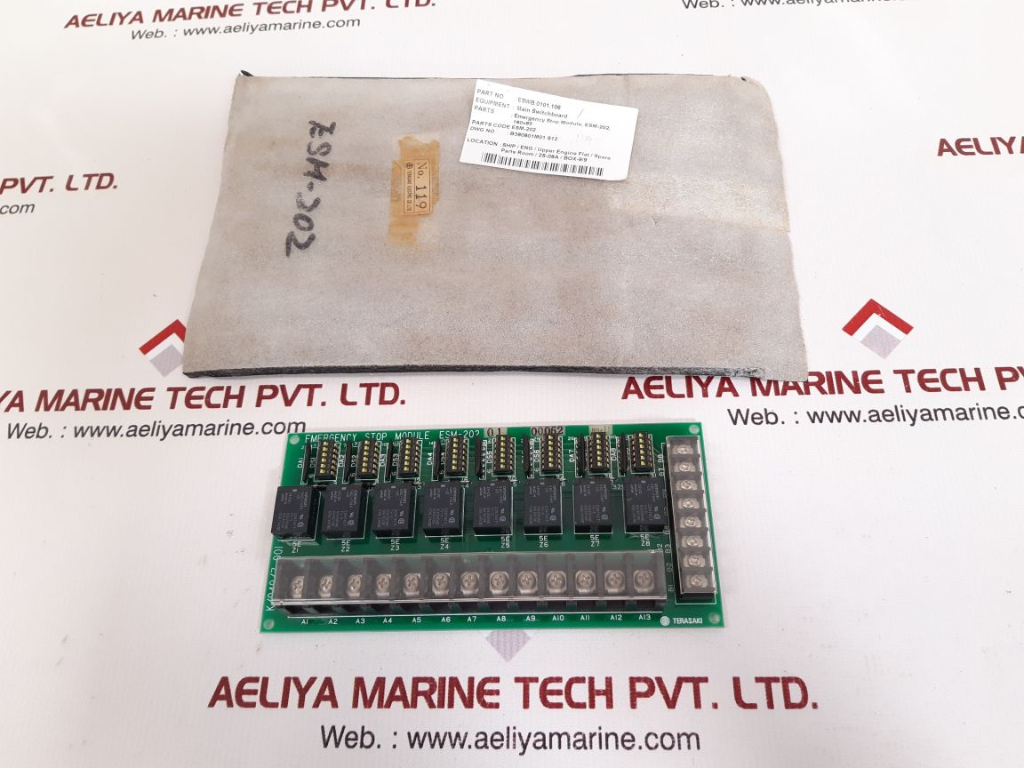 TERASAKI ESM-202 PCB CARD K/949/7-001