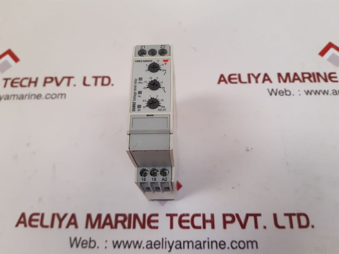 CARLO GAVAZZI DUB02CT23 DUB02 OVER-UNDER VOLTAGE RELAY