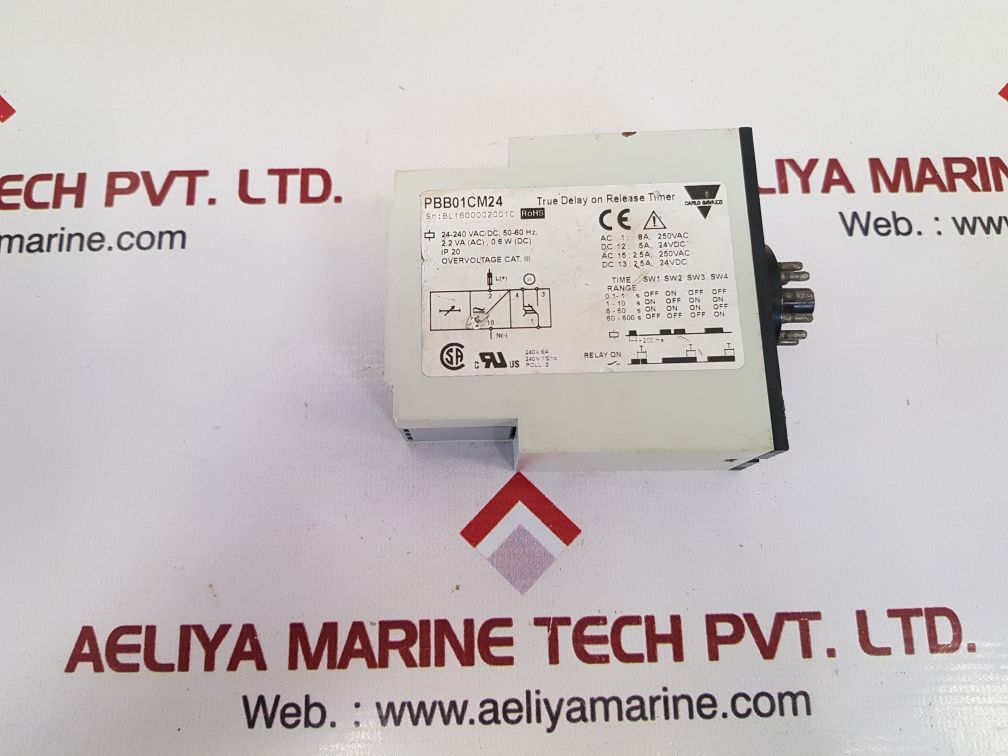 CARLO GAVAZZI PBB01CM24 TIME DELAY RELAY