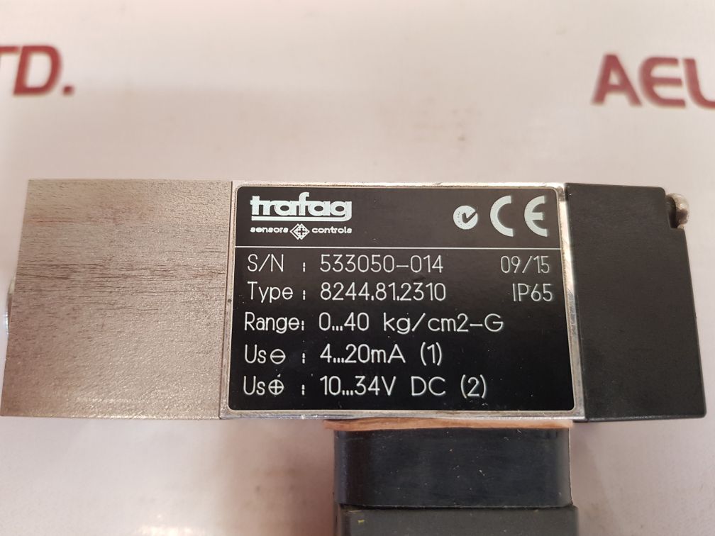 TRAFAG PICOTRANS 8244.81.2310 PRESSURE TRANSMITTER 0...40 KG/CM2-G