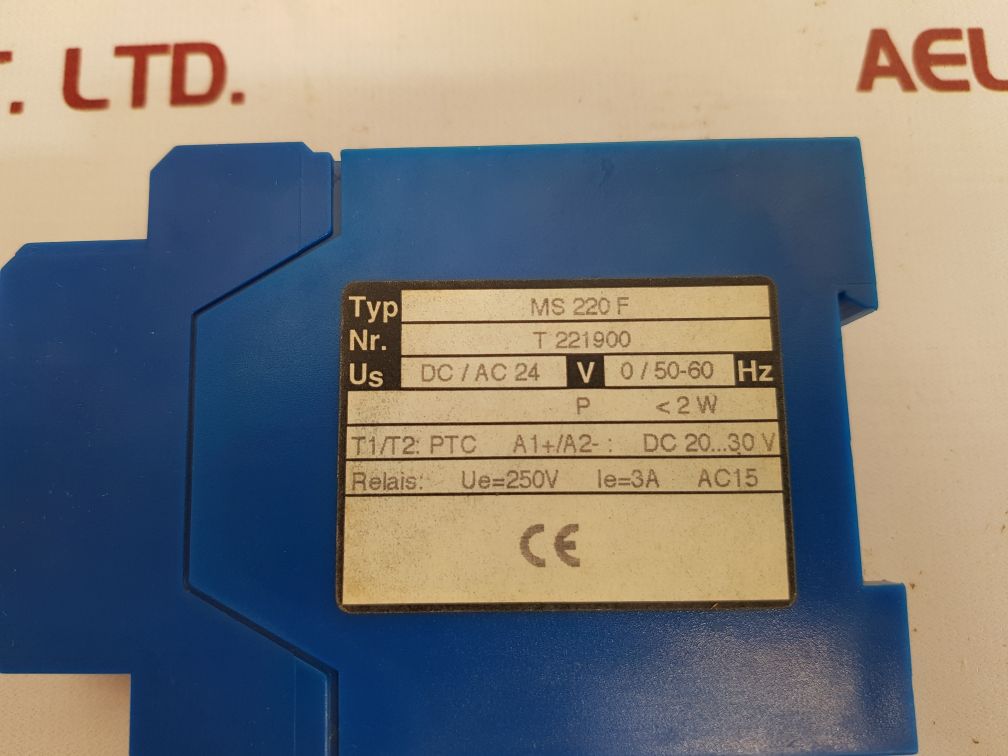 ZIEHL MS 220 F FREQUENCY RELAY