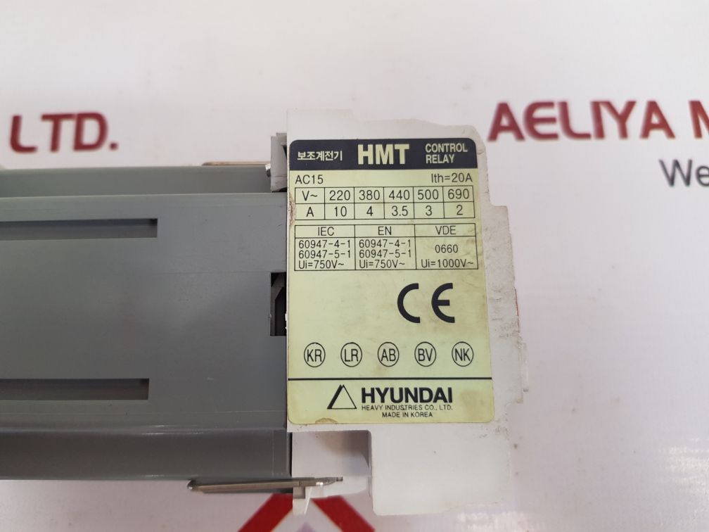 HYUNDAI HMT 40 CONTROL RELAY HMT 40NS D024