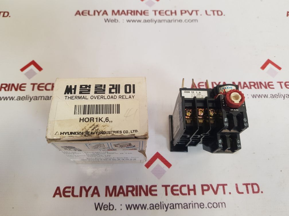 HYUNDAI HOR 1K 1.6 TERMINAL OVERLOAD RELAY HOR1K,2E,4-6A