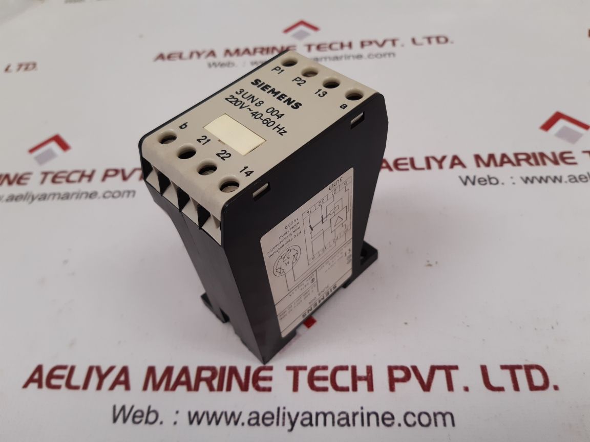 SIEMENS 3UN8 004 CONTACTOR CONTROL RELAY