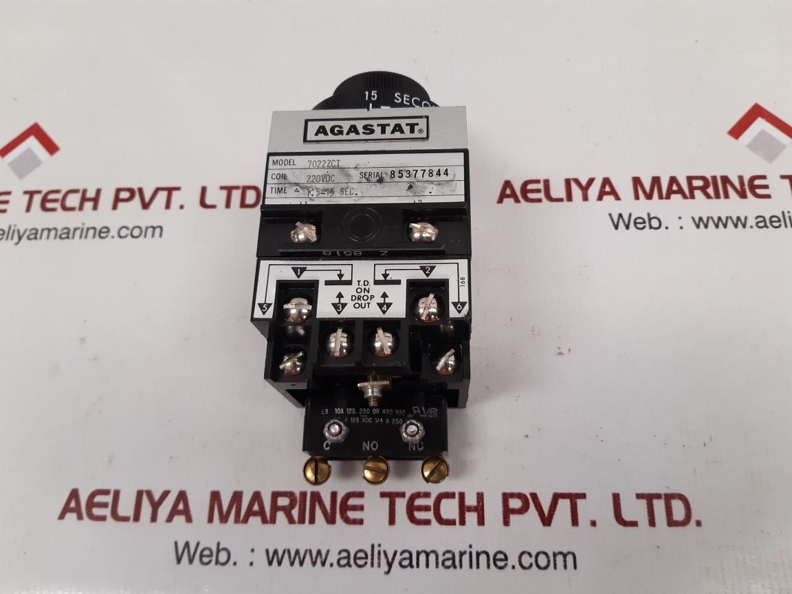 AGASTAT 7022ZCT TIMING RELAY 7000 SERIES
