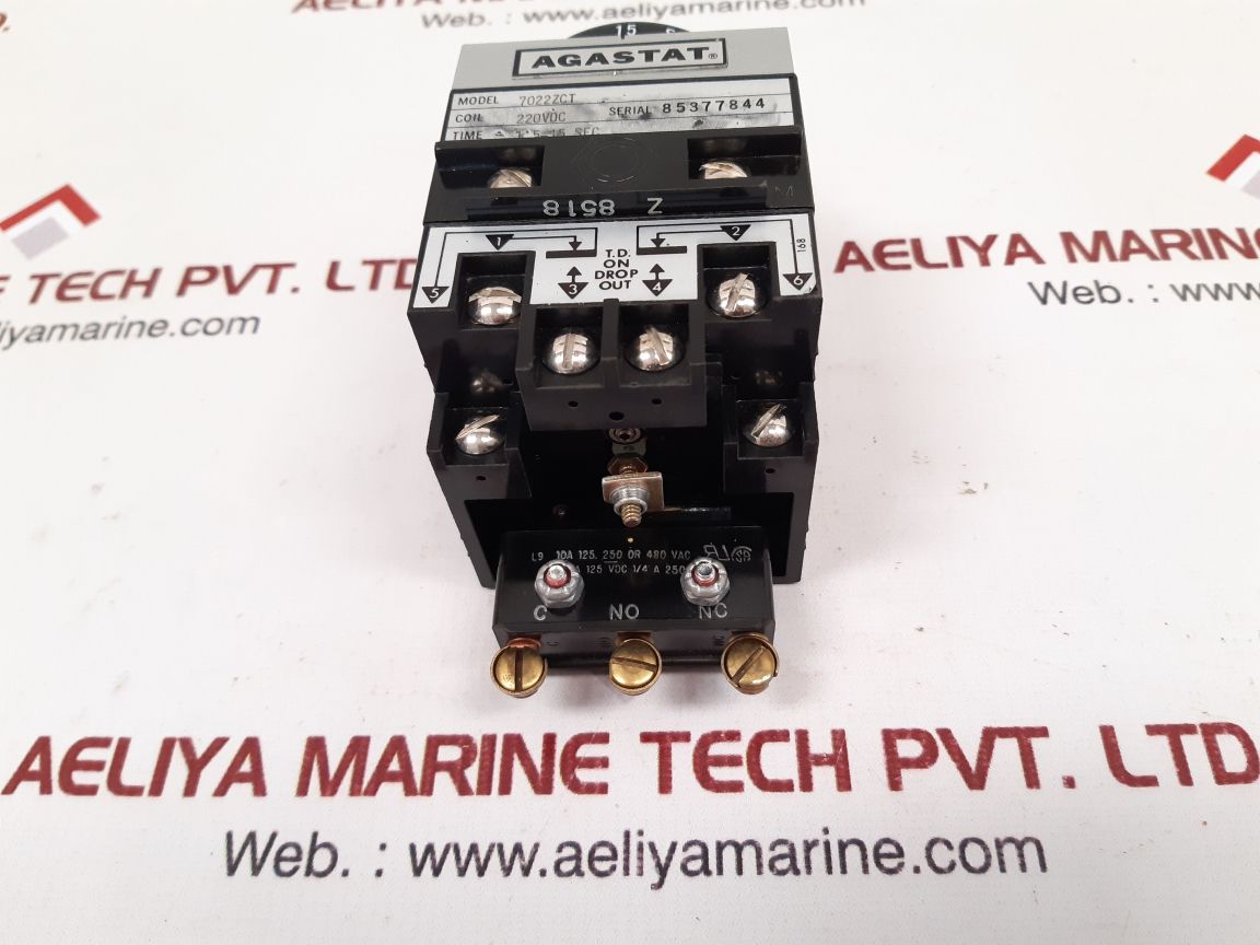 AGASTAT 7022ZCT TIMING RELAY 7000 SERIES