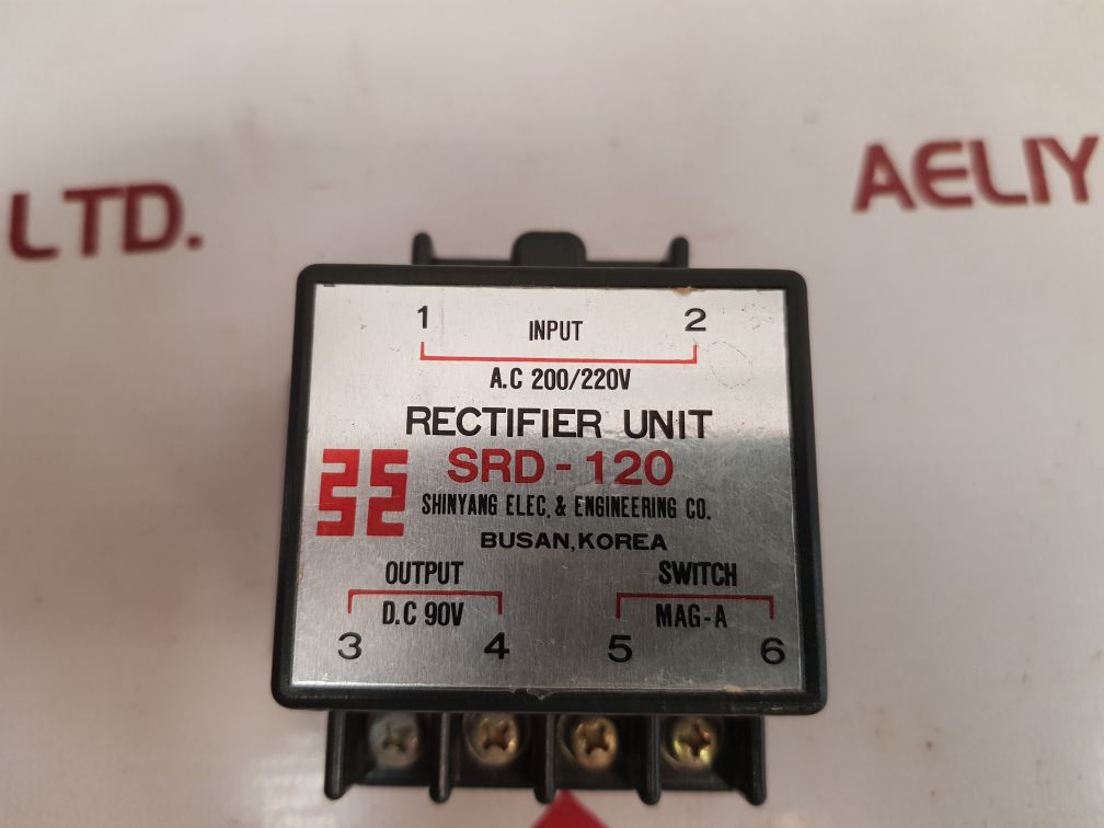 SHINYANG SRD-120 RECTIFIER UNIT MAG-A