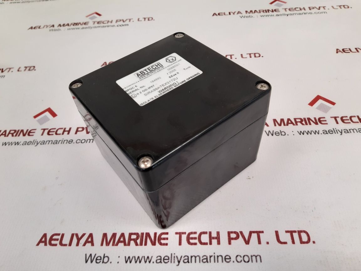 ABTECH BPGC 6 ELECTRICAL ENCLOSURE SIRA99ATEX3172U