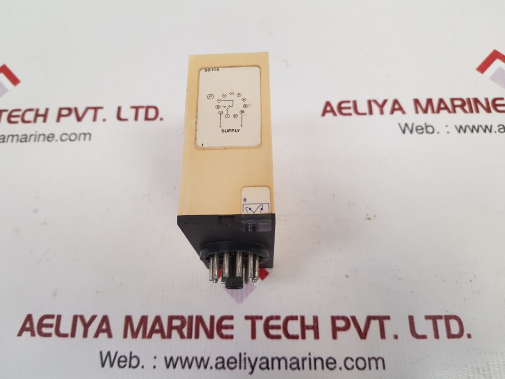 ELECTROMATIC S-SYSTEM SB 125 220 TIME DELAY RELAY 0.8-18 SEC.