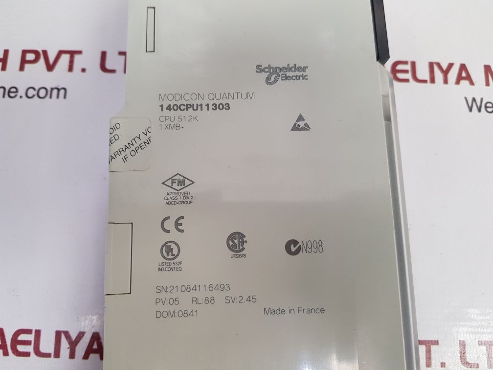 SCHNEIDER ELECTRIC MODICON QUANTUM 140CPU11303 CONCEPT PROCESSOR