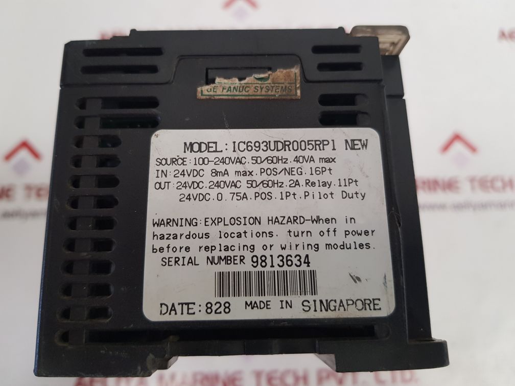 GE FANUC IC693UDR005RP1 SERIES 90 MICRO PROGRAMMABLE CONTROLLER