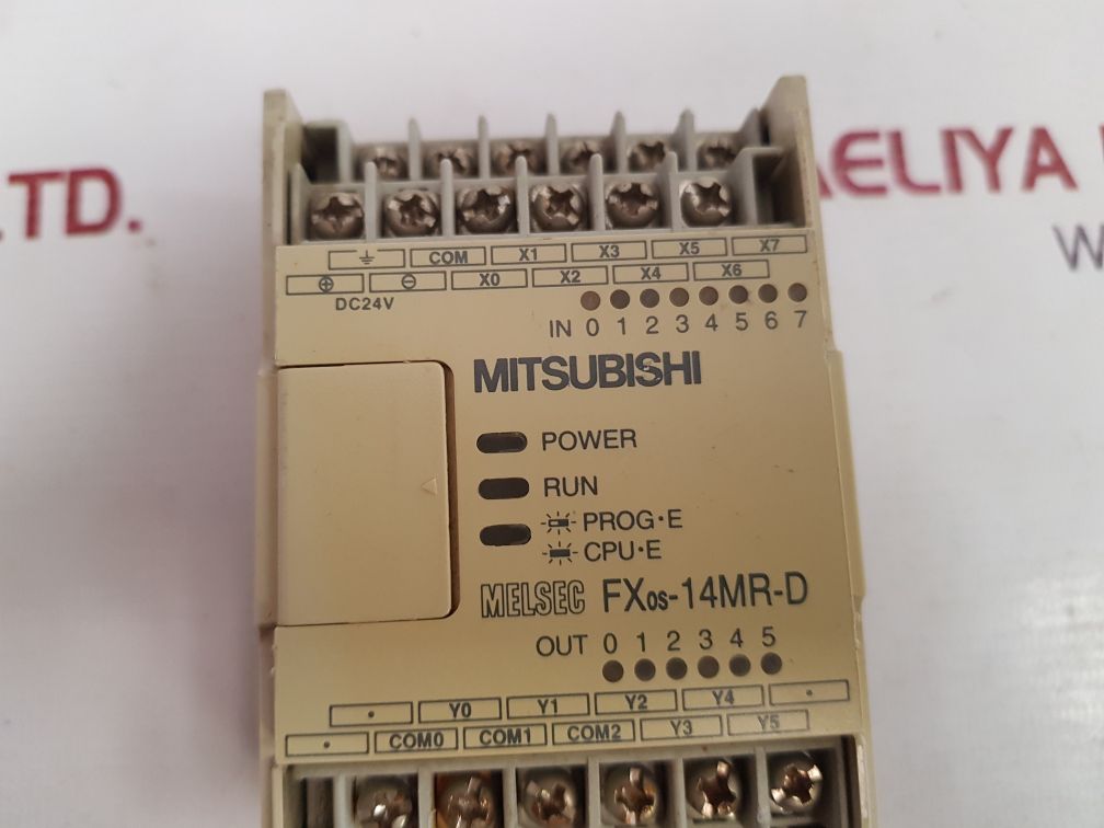 MITSUBISHI MELSEC FX0S-14MR-D PROGRAMMABLE CONTROLLER Y550D21701A