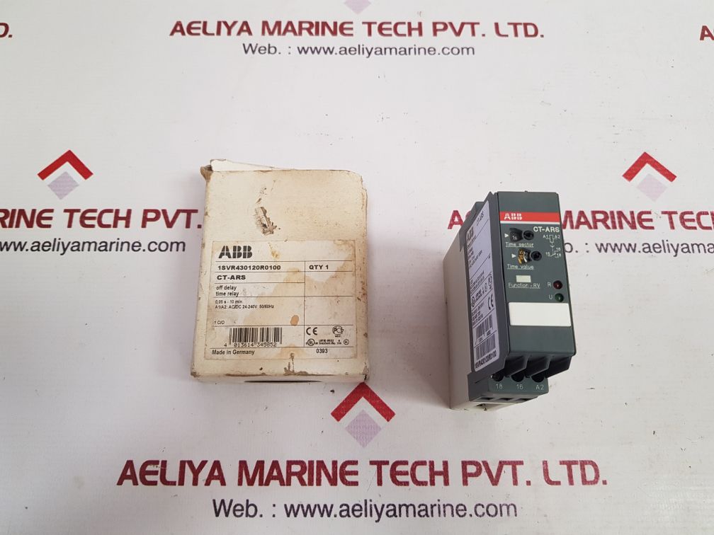 ABB CT-ARS OFF DELAY TIME RELAY 0,05S-10MIN