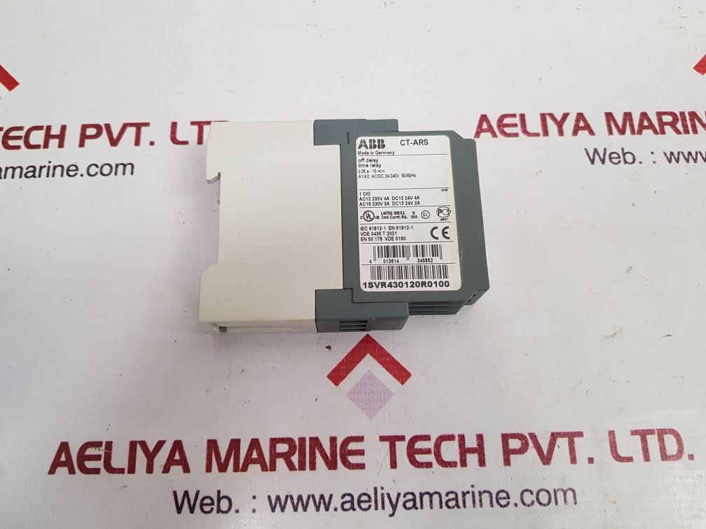 ABB CT-ARS OFF DELAY TIME RELAY 0,05S-10MIN