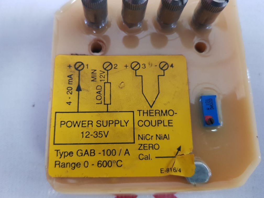 THERMO-COUPLE GAB-100 / A POWER SUPPLY