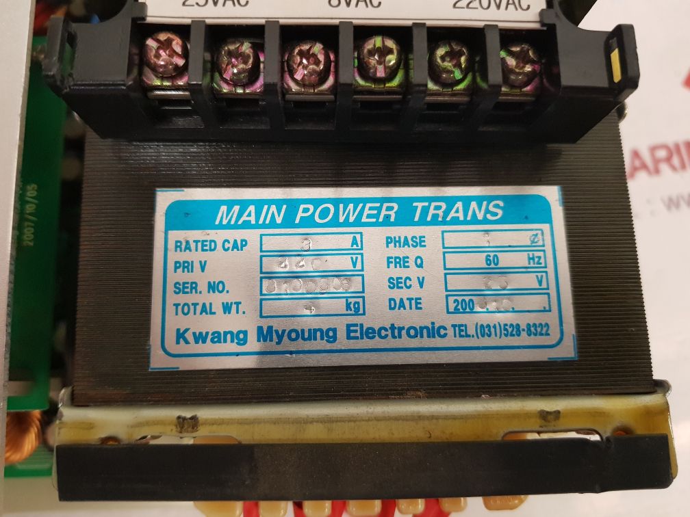 KWANG MYOUNG MAIN POWER TRANS 25V/23V