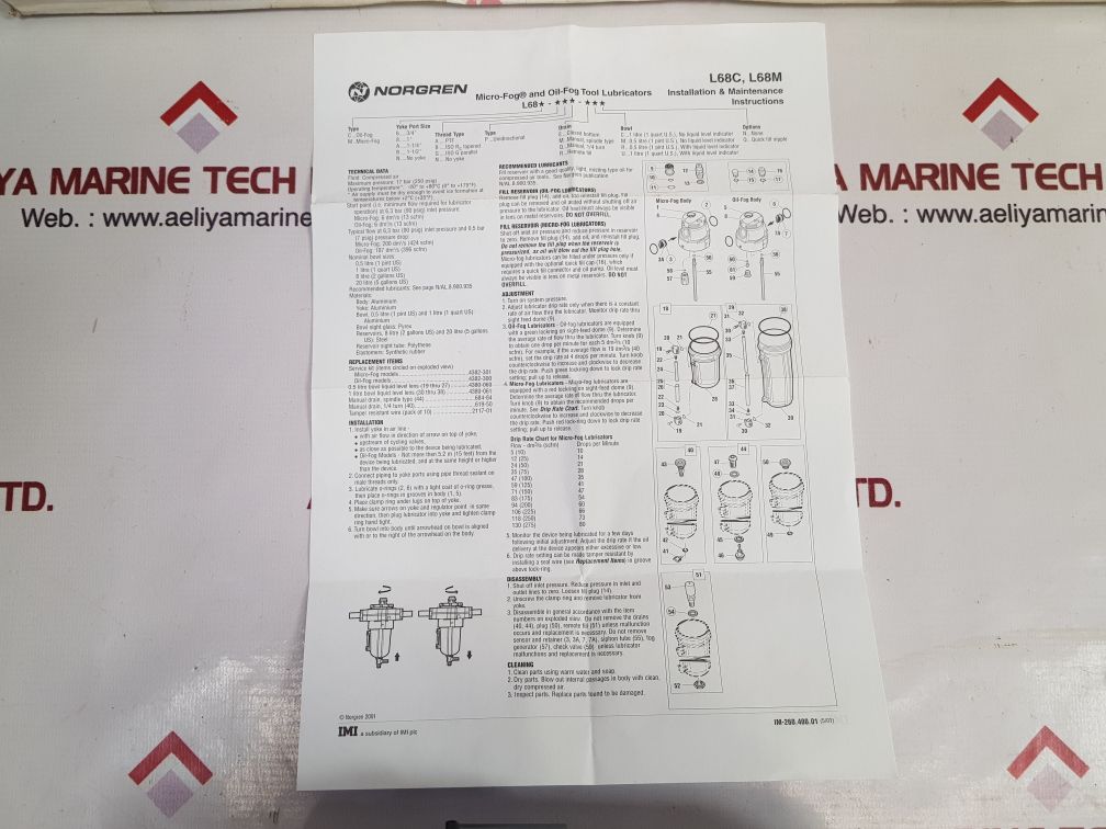 IMI NORGREN L68C-NNP-ERN LUBRICATOR