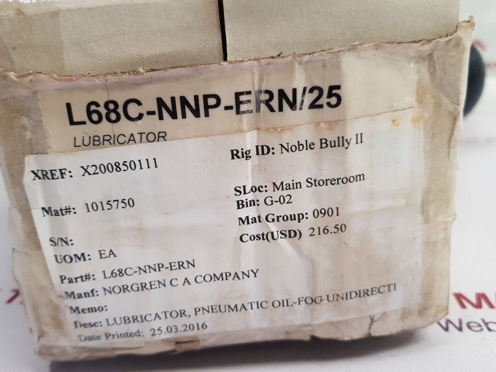 IMI NORGREN L68C-NNP-ERN LUBRICATOR