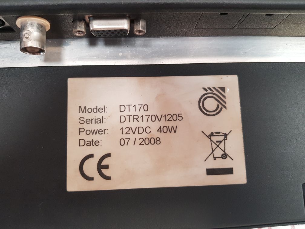 DT170 LCD DISPLAY WITH POWER ADAPTER EA1050A-120 284