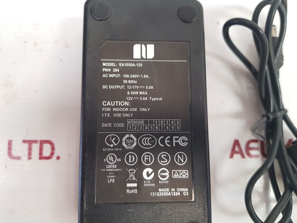 DT170 LCD DISPLAY WITH POWER ADAPTER EA1050A-120 284