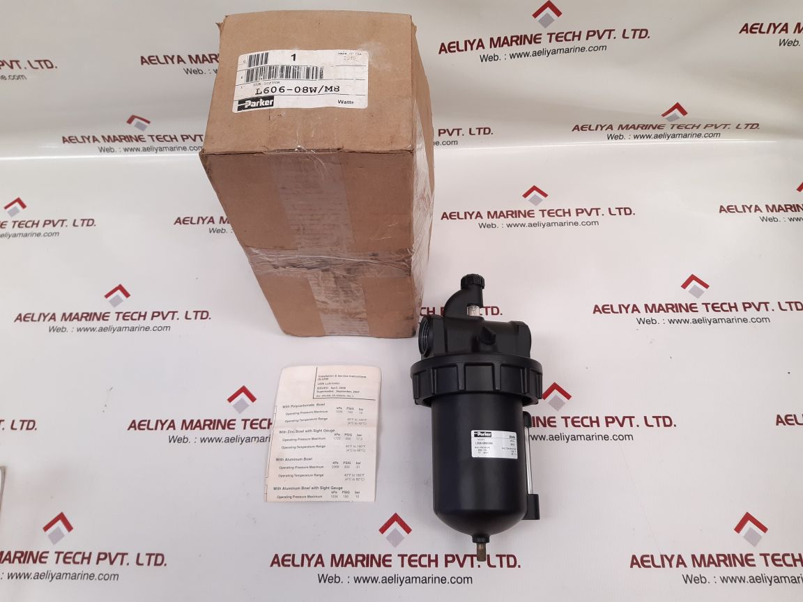 PARKER L606-08W/M8 WATTS AIR LINE LUBRICATOR