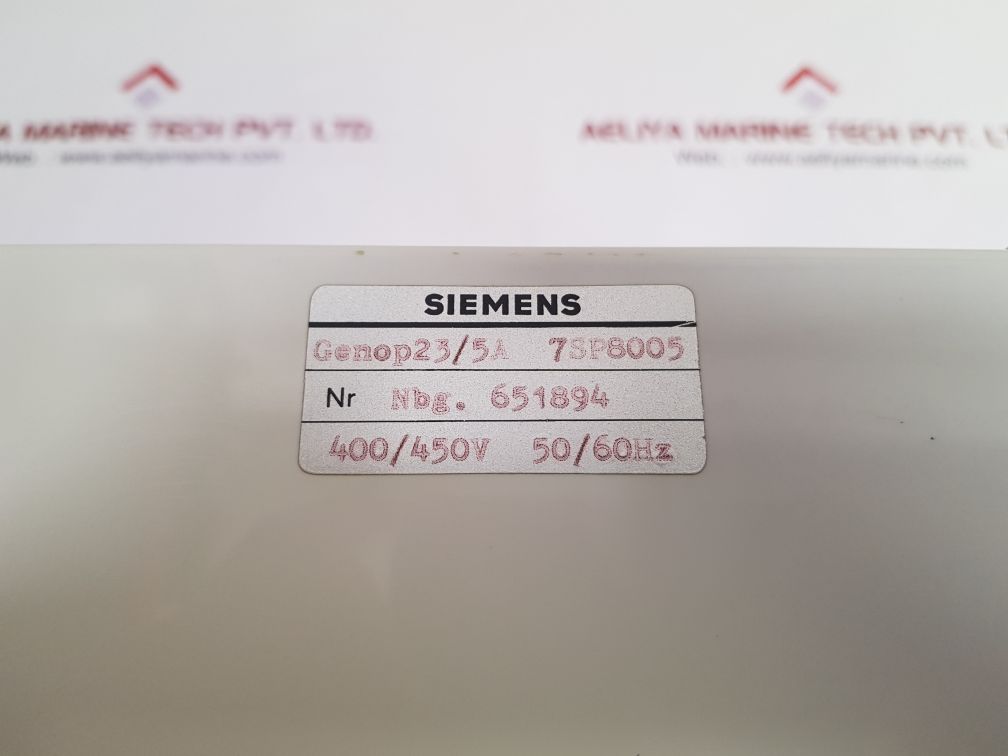 SIEMENS GENOP 23 POWER CARD