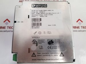 PHOENIX CONTACT 2938219 POWER SUPPLY