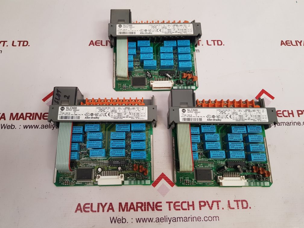 ALLEN-BRADLEY SLC500 OUTPUT MODULE 1746-OW16