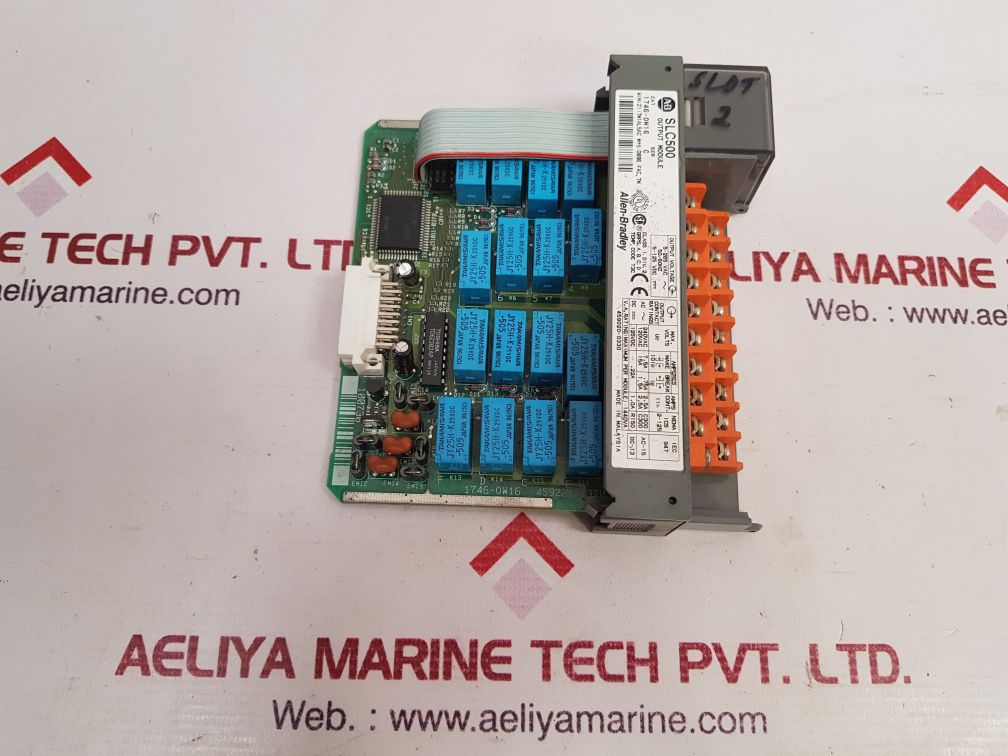 ALLEN-BRADLEY SLC500 OUTPUT MODULE 1746-OW16