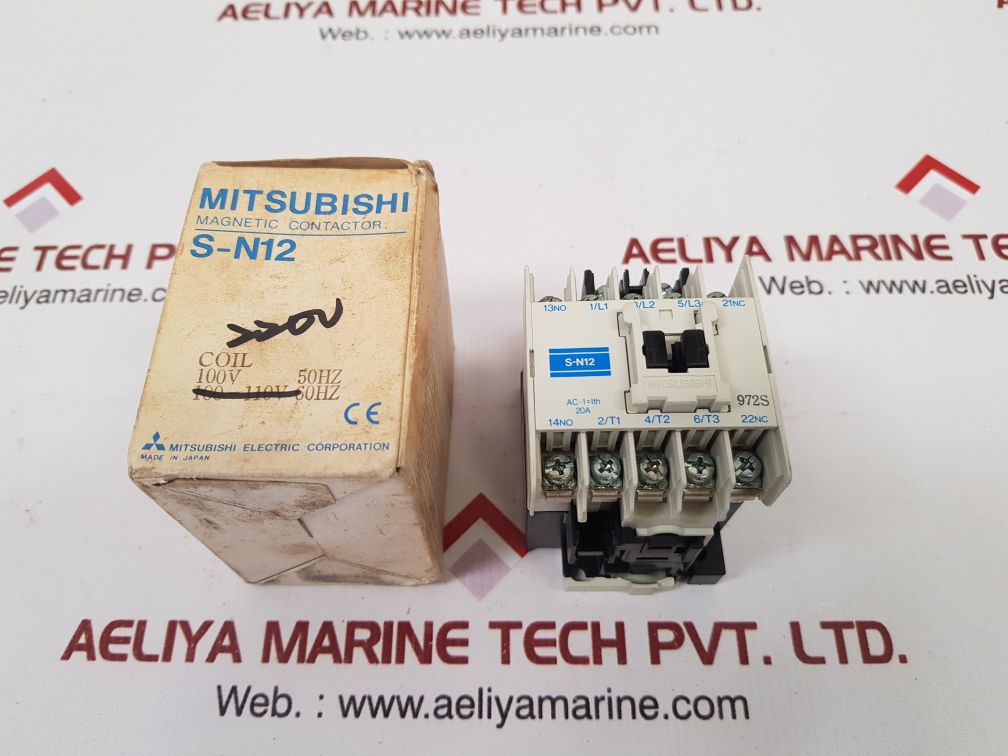 MITSUBISHI S-N12 MAGNETIC CONTACTOR BH722Y901H02