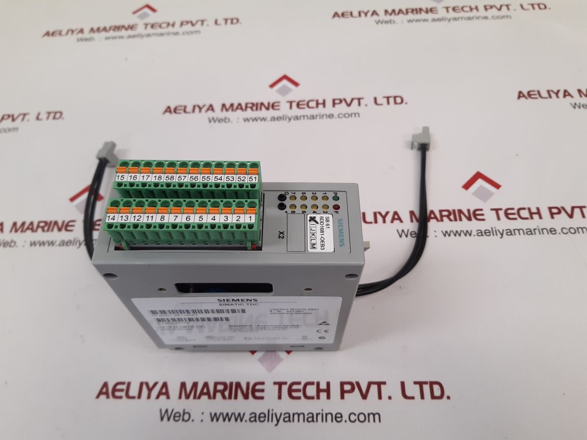 SIEMENS SIMATIC TDC 6DD1681-0EB3 INTERFACE MODULE BINARY MODULE SB61