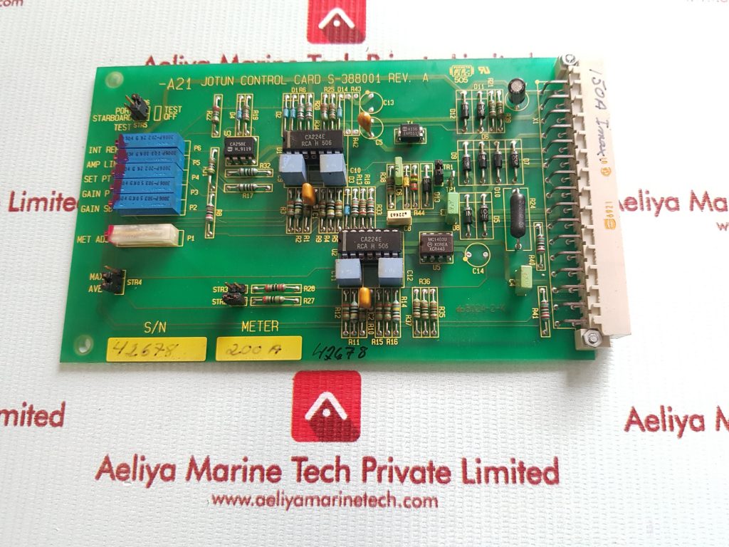 JOTUN CONTROL CARD S-388001 PCB CARD