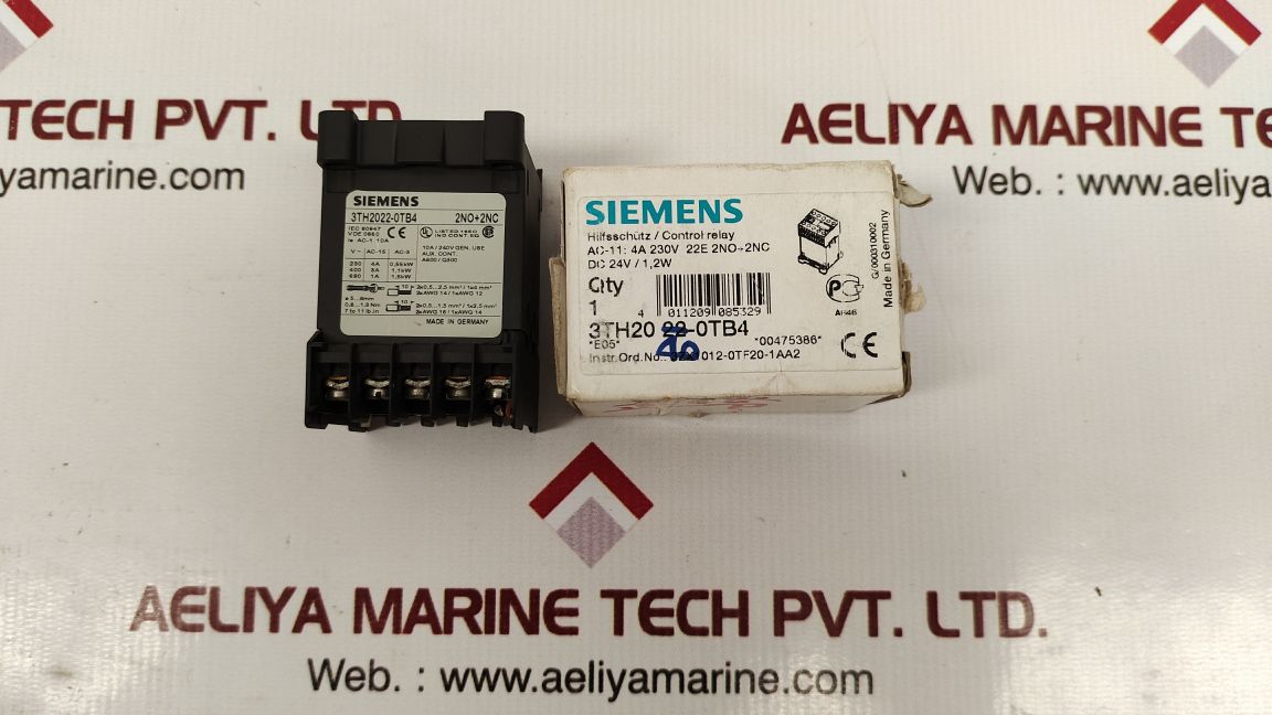 SIEMENS 3TH2022-0TB4 CONTACTOR RELAY