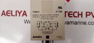 AUTONICS AT8B TIME RELAY 100/110/120VAC 50/60HZ