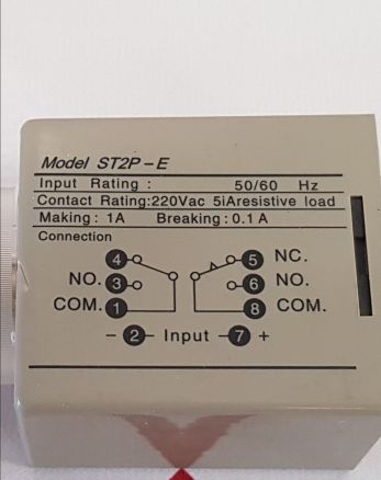 ST2P-E TIME RELAY 50/60 HZ