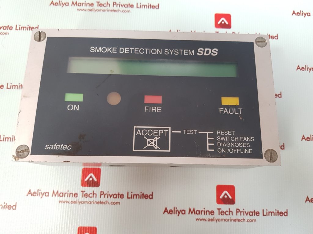 SAFETEC SDS-R/P SMOKE DETECTION SYSTEM