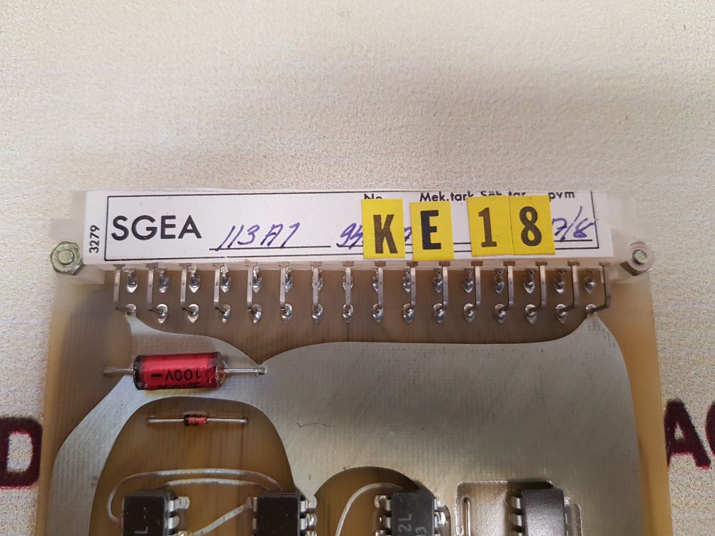 STROMBERG SGEA-113A1 PCB CARD