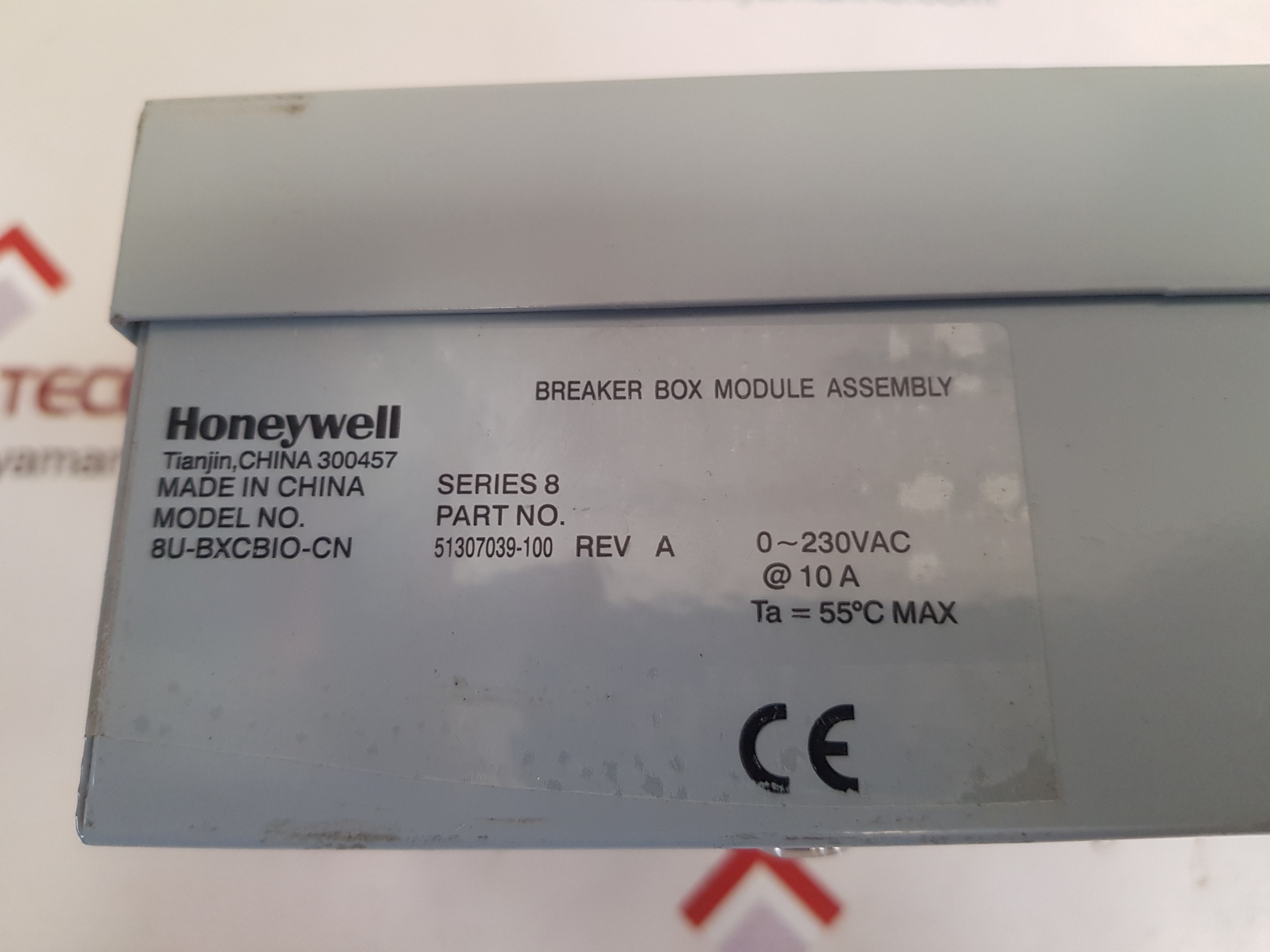 HONEYWELL 8U-BXCBIO-CN CIRCUIT BREAKER BOX MODULE ASSEMBLY REV A