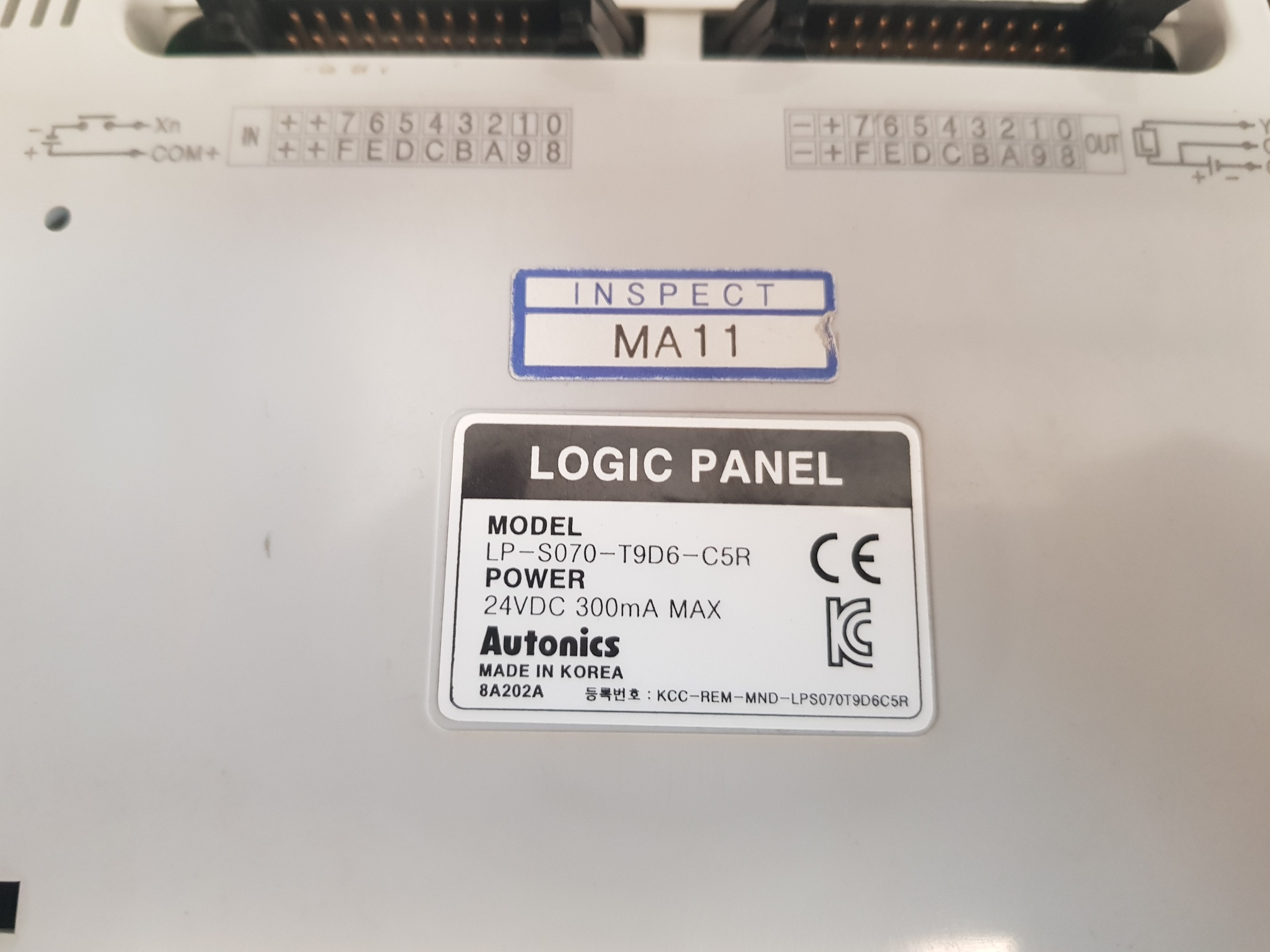 AUTONICS LP-S070-T9D6-C5R LCD LOGIC PANEL