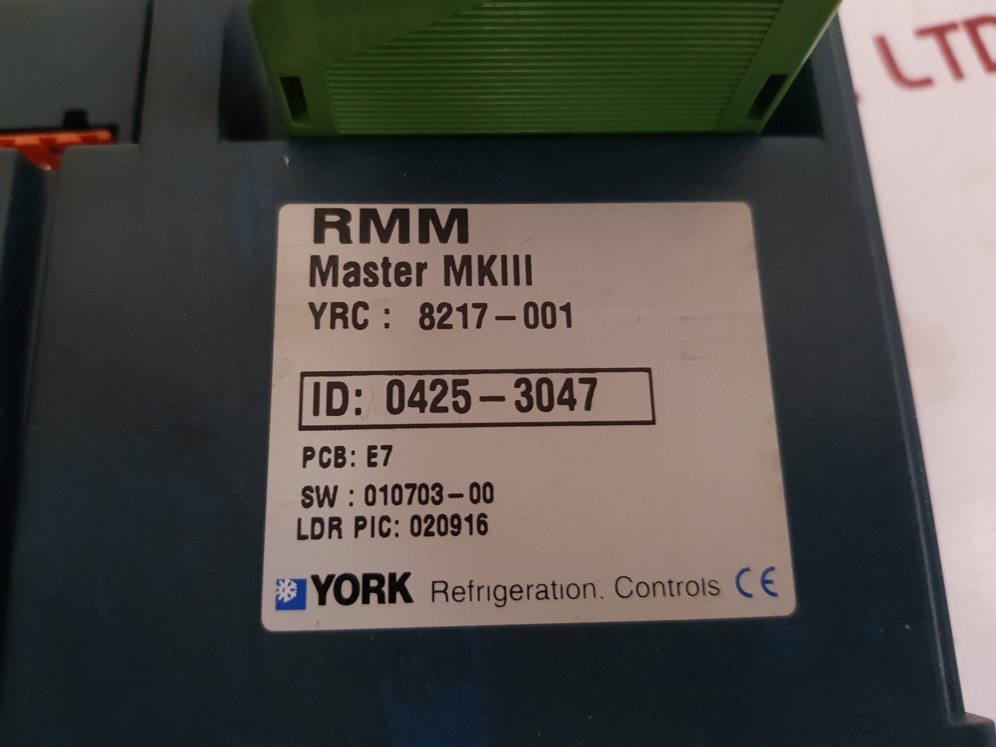 YORK RMM REMOTE MONITORING MODEM 8217-001
