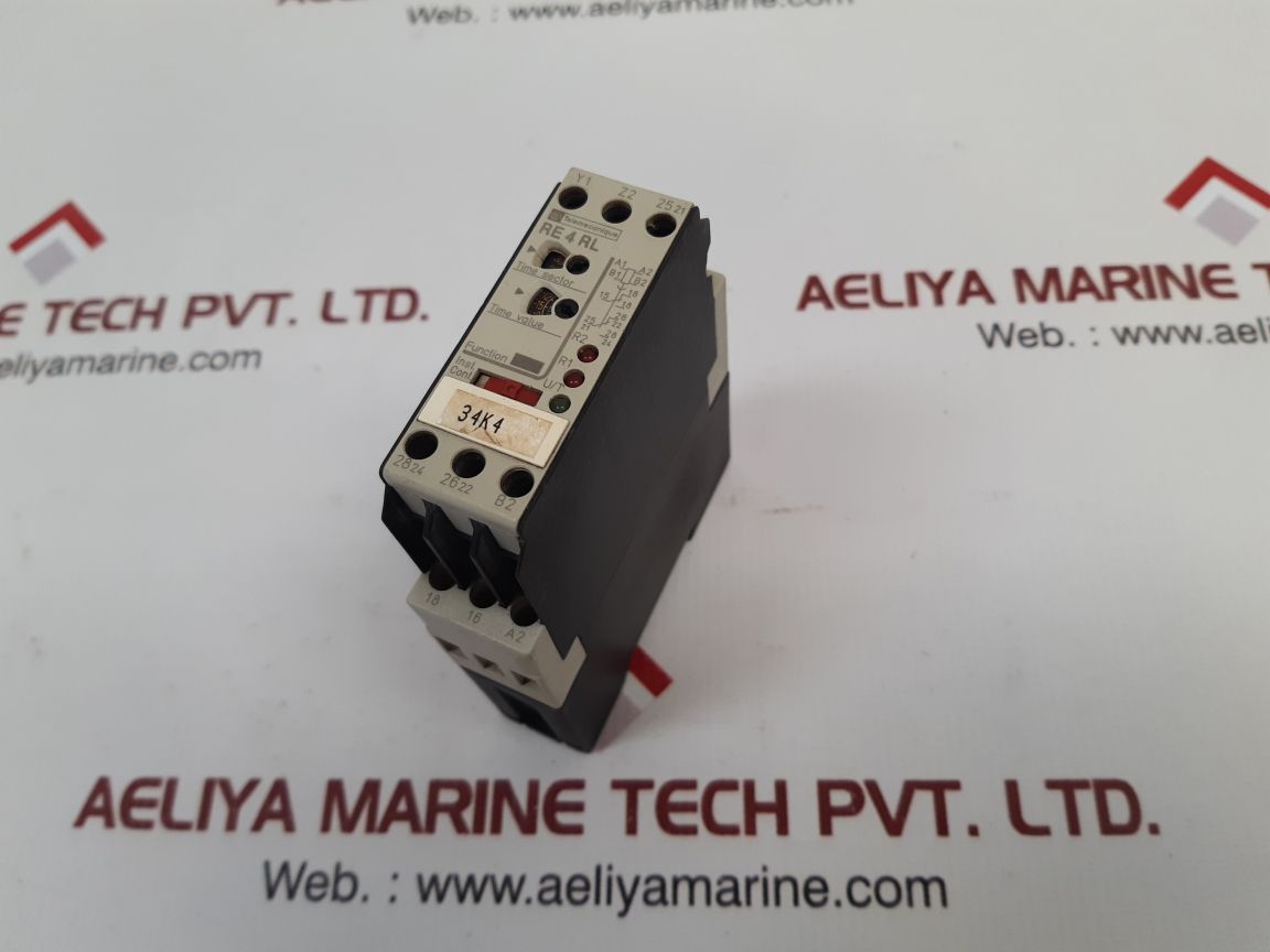 TELEMECANIQUE RE4RL13BU TIME DELAY RELAY 0.05S-300H