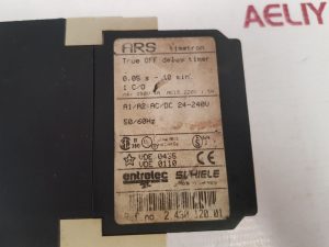 ENTRELEC SCHIELE ARS TIMETRON 2.430.120.01 TRUE OFF DELAY TIMER