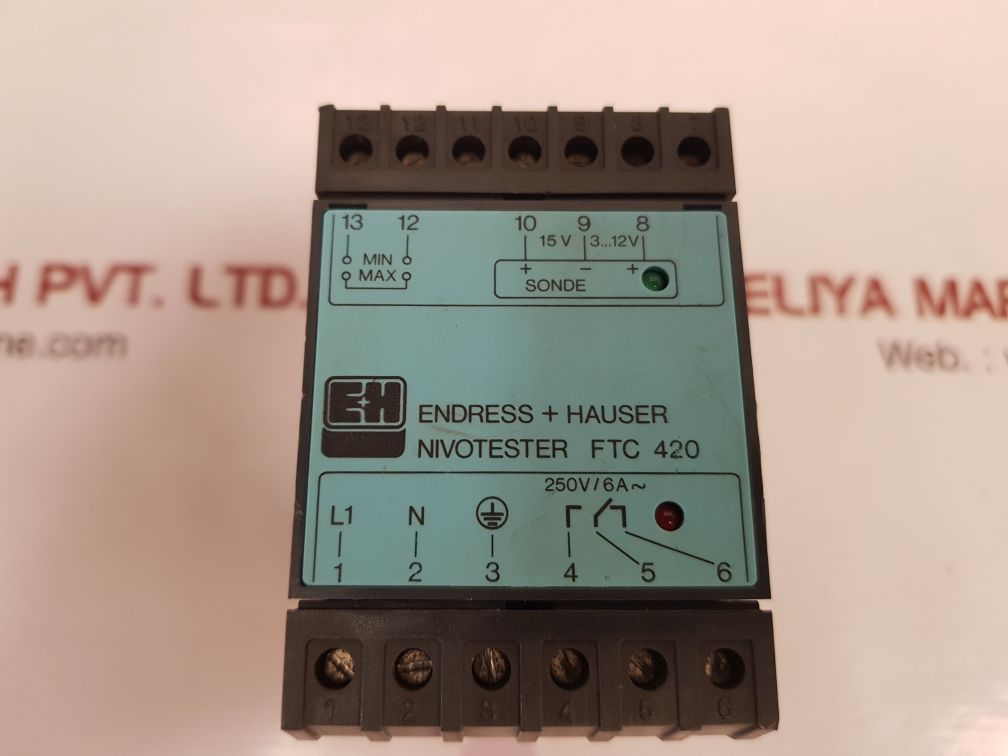 ENDRESS + HAUSER NIVOTESTER FTC 420 NIVOTESTER LEVEL LIMIT SWITCH