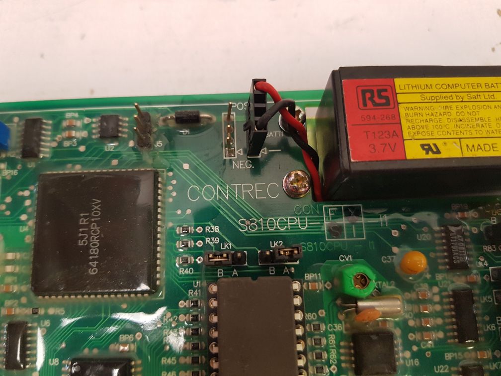 CONTREC S810CPU-I1 PCB CARD E257384