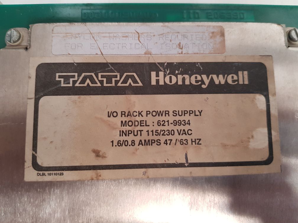 TATA HONEYWELL 621-9934 I/O RACK POWER SUPPLY IPC 621
