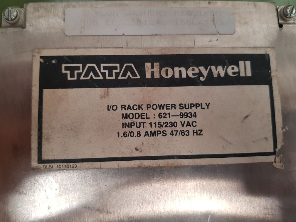 TATA HONEYWELL 621-9934 I/O RACK POWER SUPPLY D030009040