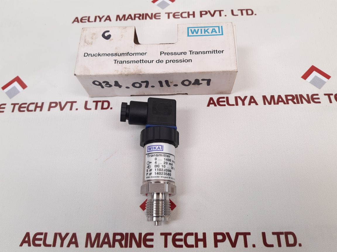 WIKA S-10 PRESSURE TRANSMITTER 934.07.11.047