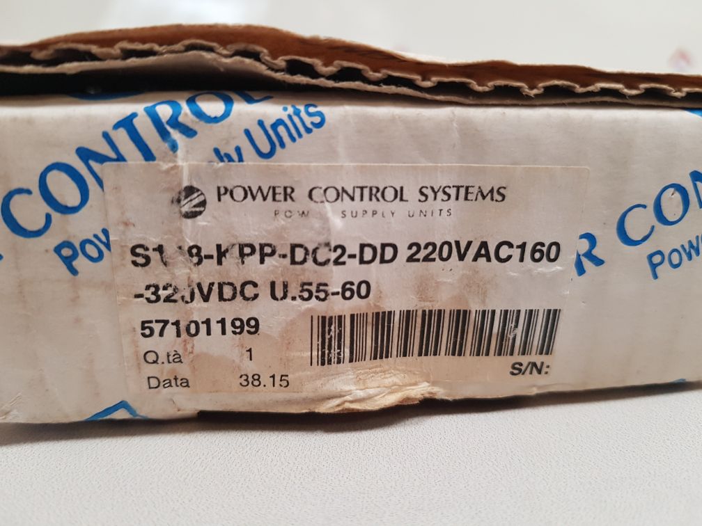 POWER CONTROL SYSTEMS S118-K-PP-DC2-DD POWER SUPPLY UNIT