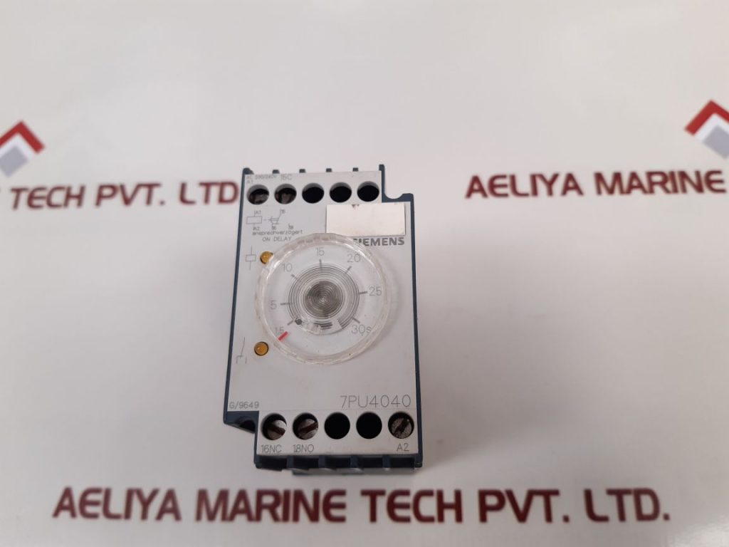 SIEMENS 7PU4040-2AN20 TIME DELAY