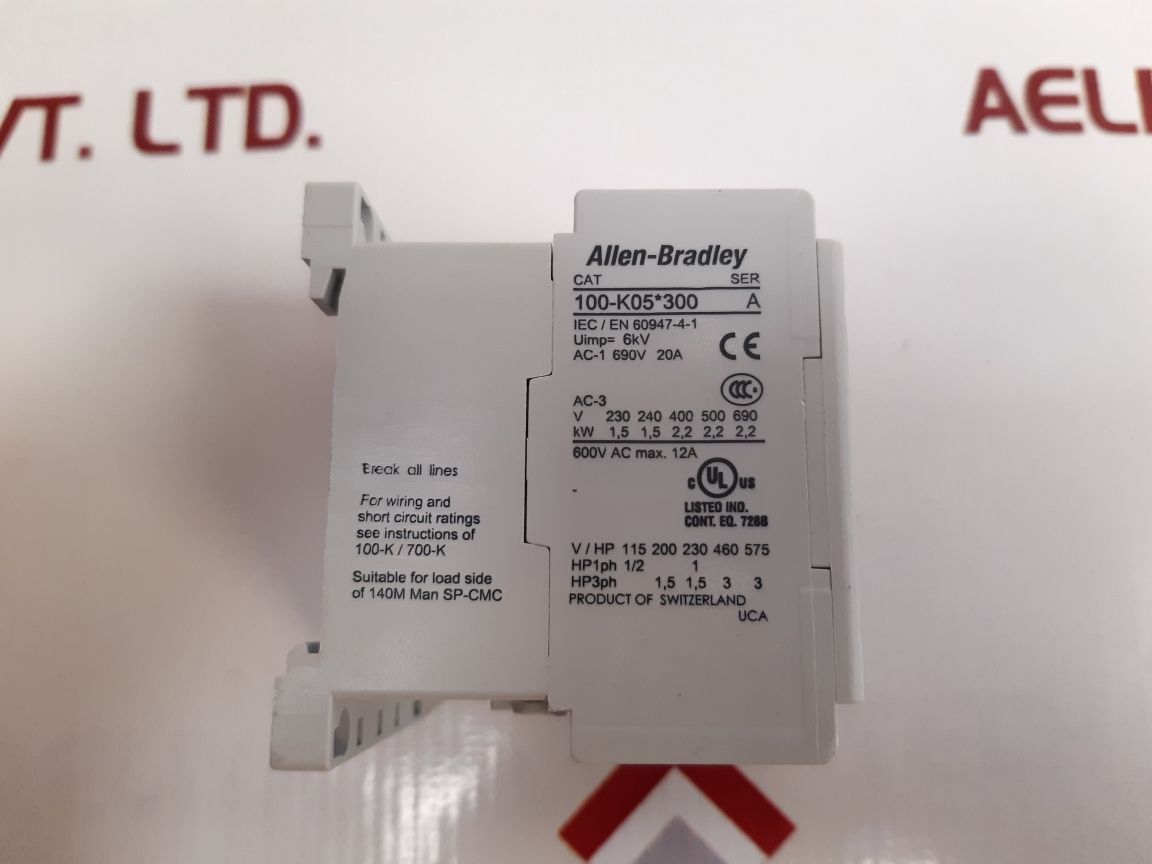 ALLEN-BRADLEY K05 300 CONTACTOR 100-K05*300